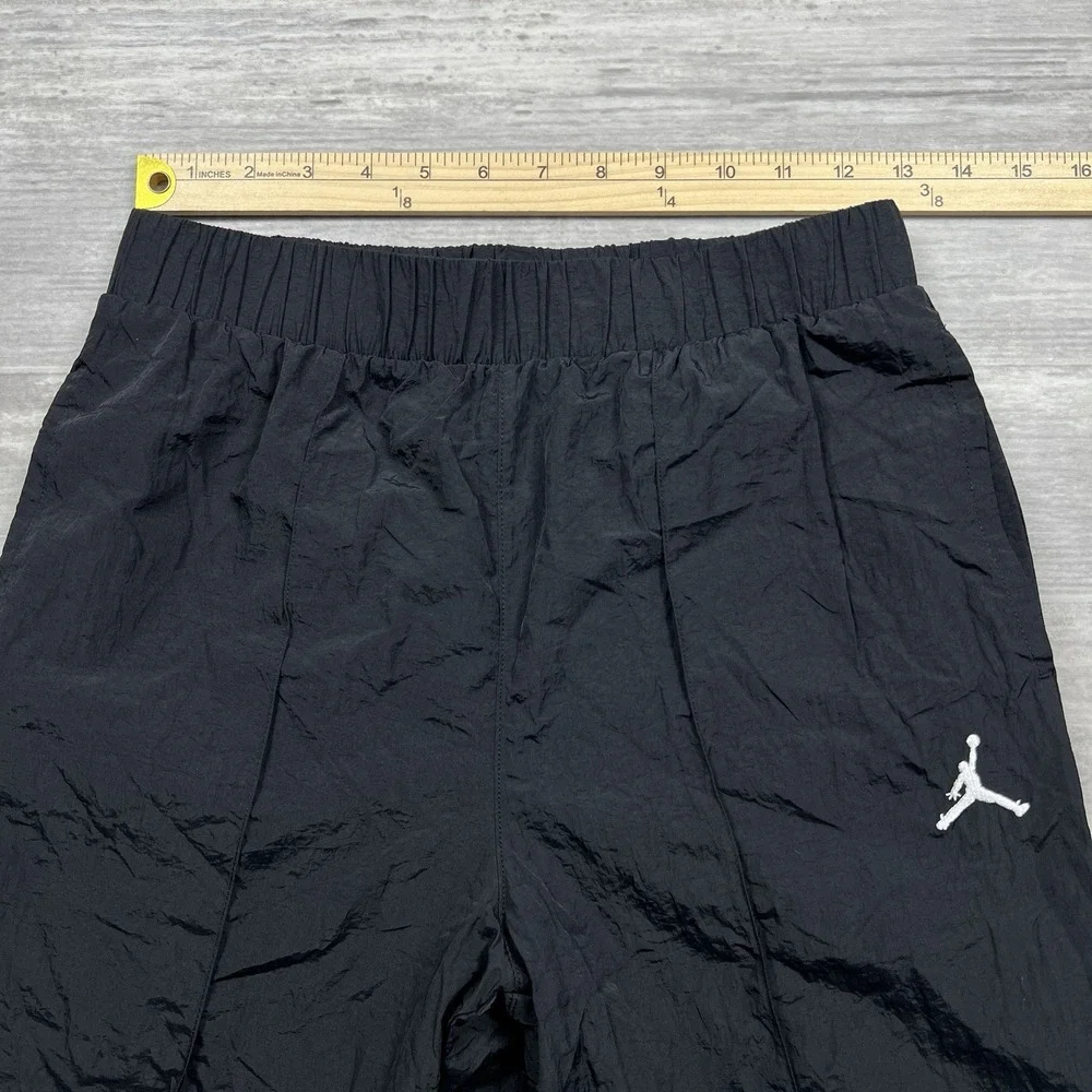Nike Jordan Jumpman Woven Taping Wide Black Pants Girls XL 13-15 Year 45D346-023